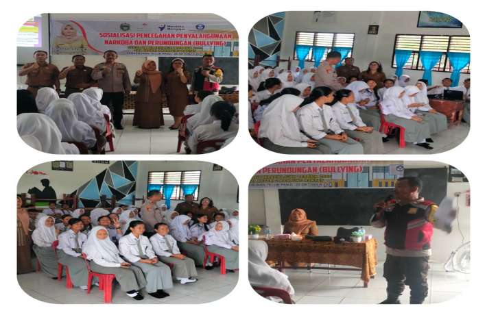 SOSIALISASI PENCEGAHAN PENYALAHGUNAAN NARKOBA PERUNDUNGAN DAN TINDAK KEKERASAN